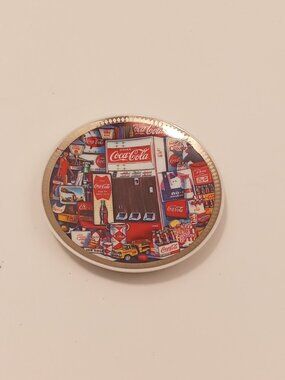 Vintage 1996 The Eras of Coca-Cola Collector Plate 1960-1970 Edition